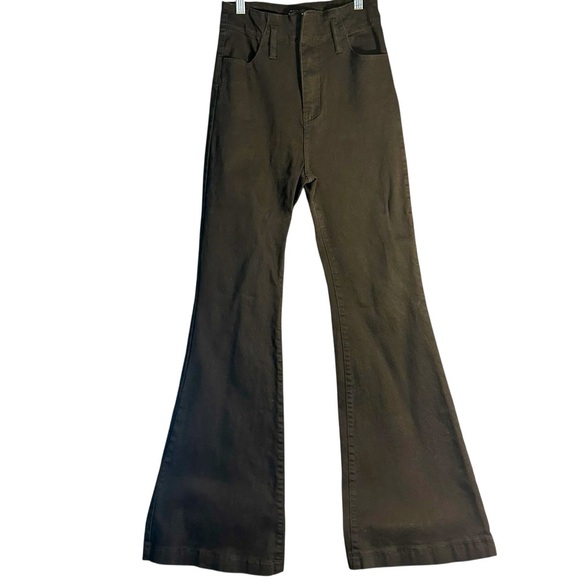 Vici Denim - VICI High Rise Flare Leg Black Jeans Sz Medium